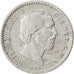 NETHERLANDS, 10 Cents, 1856, KM #80, EF(40-45), Silver, 15, 1.38