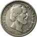 Coin, Netherlands, William III, 10 Cents, 1863, VF(20-25), Silver, KM:80