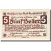 Banknote, Austria, Freistadt, 5 Heller, Blason, 1920, 1920-10-31, UNC(63)