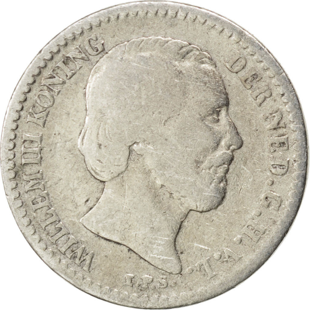 Coin, Netherlands, William III, 10 Cents, 1882, VF(20-25), Silver, KM:80