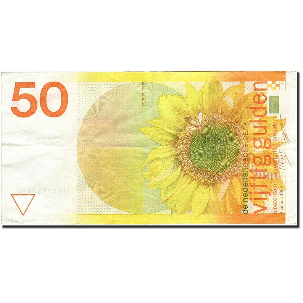 Banknote, Netherlands, 50 Gulden, 1977-1985, 1982-01-04, KM:96, EF(40-45)