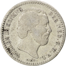 Coin, Netherlands, William III, 10 Cents, 1885, VF(20-25), Silver, KM:80