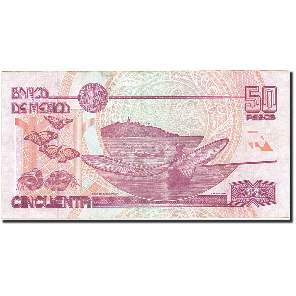 Banknote, Mexico, 50 Pesos, 2000-2001, 2003-11-21, KM:117c, AU(55-58)