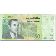 Banknote, Morocco, 50 Dirhams, 2002-2004, 2002, KM:69a, AU(50-53)