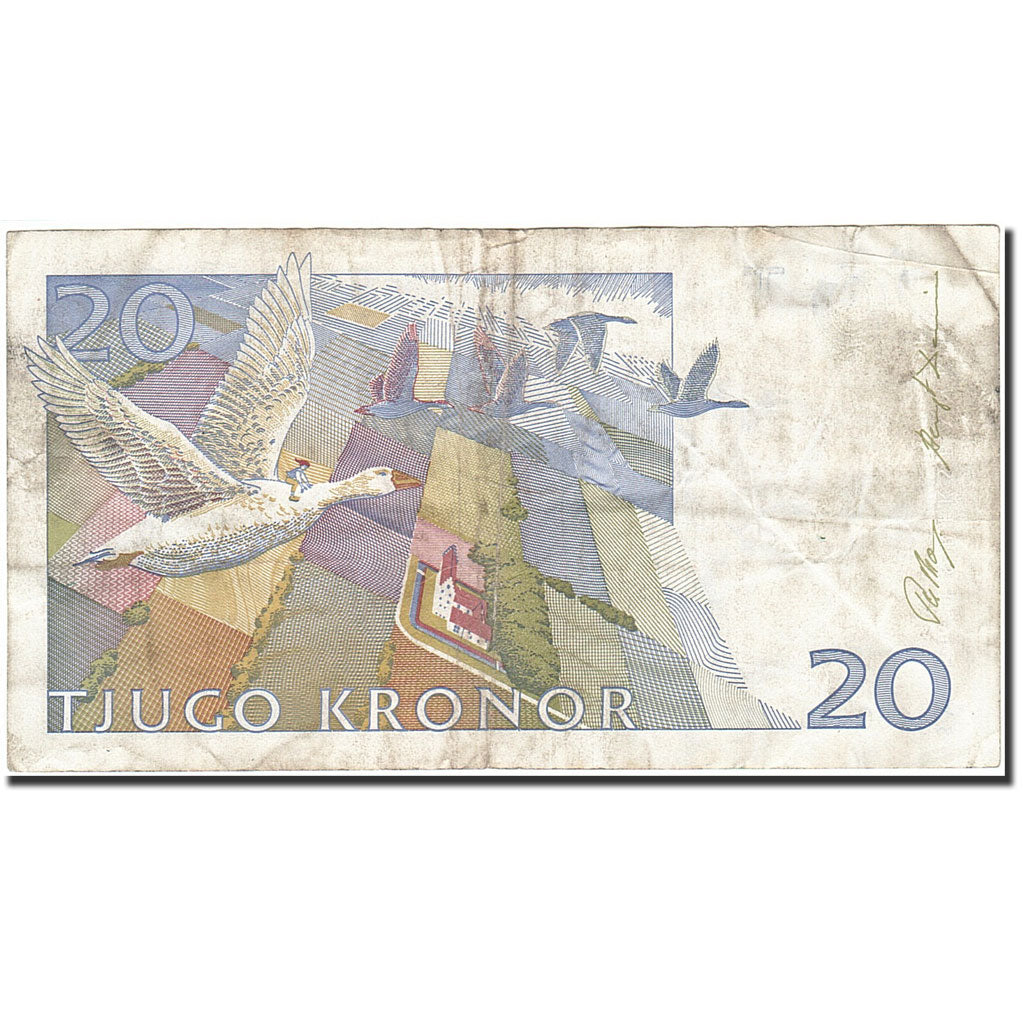 Banconote, Svezia, 20 Kronor, 1997, KM:63d, 2007, MB