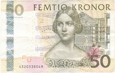 Suède, 50 Kronor, 1991-1996, 2003, KM:62b, TB+