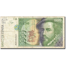 Banknote, Spain, 1000 Pesetas, 1992-1996, 1992-10-12, KM:163, VF(30-35)