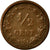 Moneda, Países Bajos, William III, 1/2 Cent, 1886, BC+, Bronce, KM:109.1