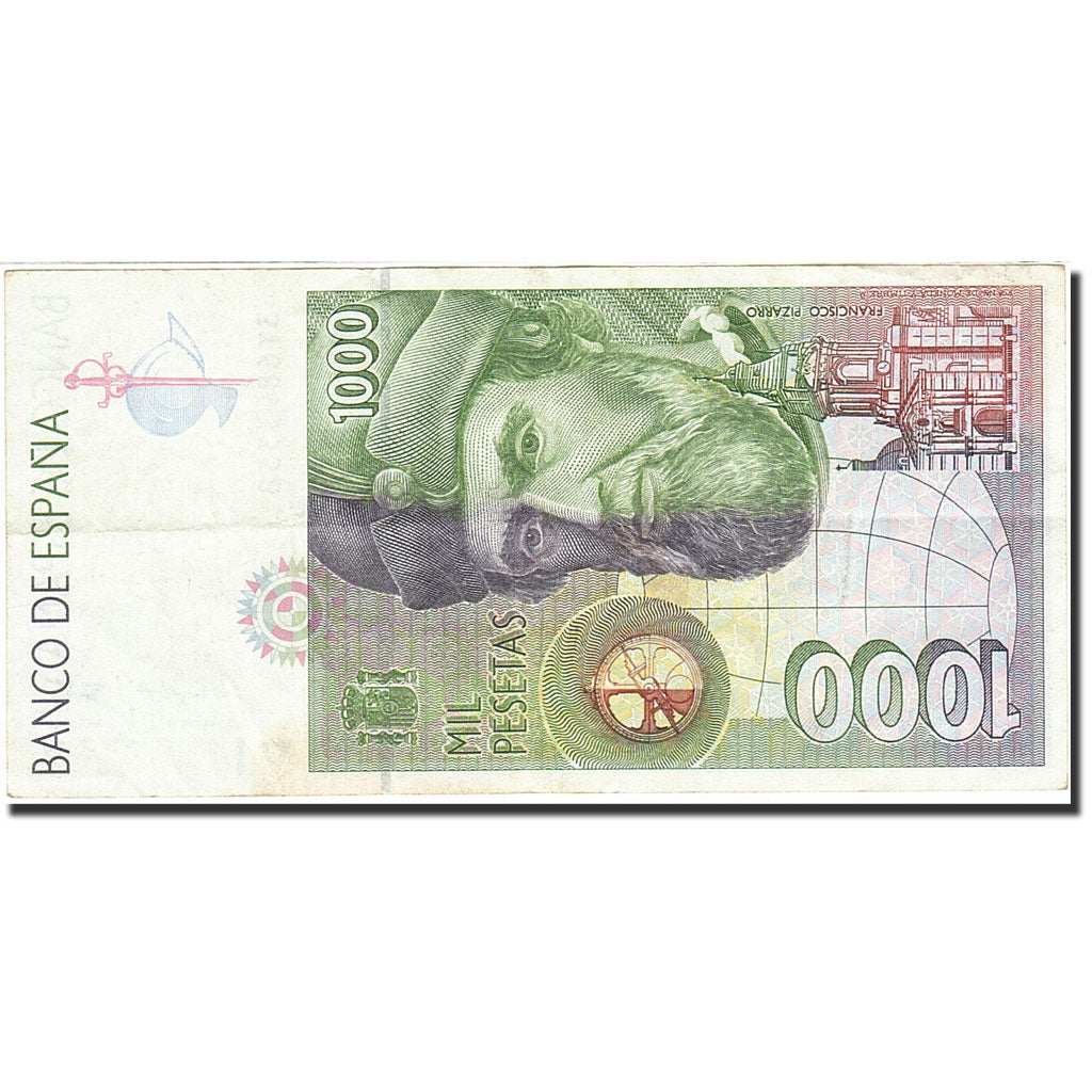 Banknote, Spain, 1000 Pesetas, 1992-1996, 1992-10-12, KM:163, EF(40-45)