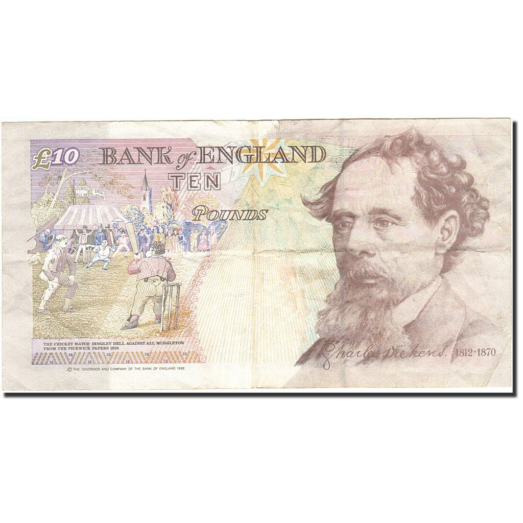Banknote, Great Britain, 10 Pounds, 1993, 1993-1998, KM:386a, EF(40-45)