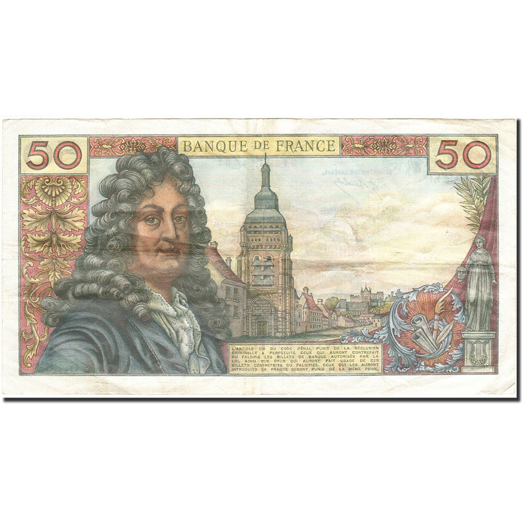 Banknote, France, 50 Francs, 1962, 1976-01-02, AU(50-53), Fayette:64.32, KM:148f