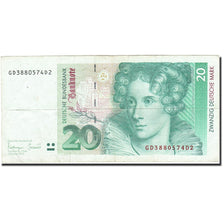 Banknote, GERMANY - FEDERAL REPUBLIC, 20 Deutsche Mark, 1989-1991, 1993-10-01