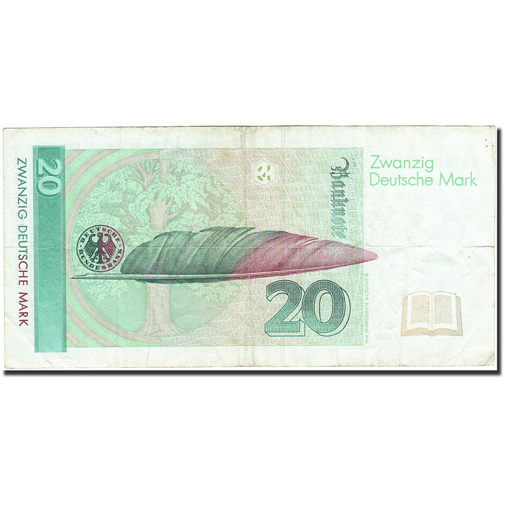 Banknote, GERMANY - FEDERAL REPUBLIC, 20 Deutsche Mark, 1989-1991, 1993-10-01