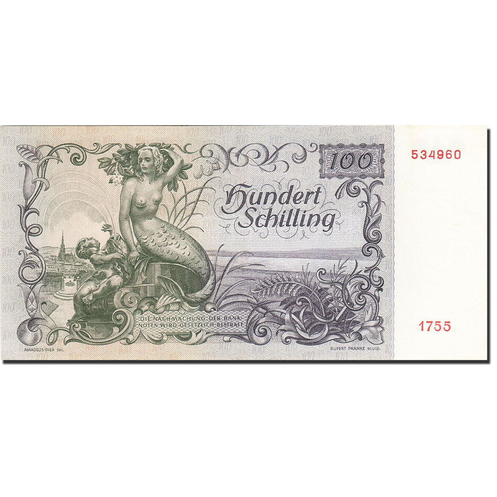 Austria, 100 Schilling, 1949-1954, 1949-01-03, KM:132, UNC(60-62)
