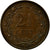 Münze, Niederlande, William III, 2-1/2 Cent, 1880, VZ, Bronze, KM:108.1