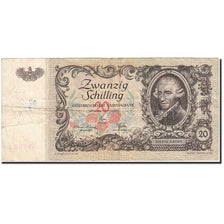 Austria, 20 Schilling, 1949-1954, 1950-01-02, KM:129a, VF(20-25)