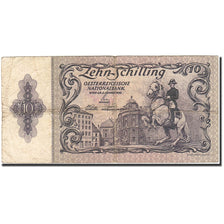 Banknote, Austria, 10 Schilling, 1949-1954, 1950-01-02, KM:128, F(12-15)
