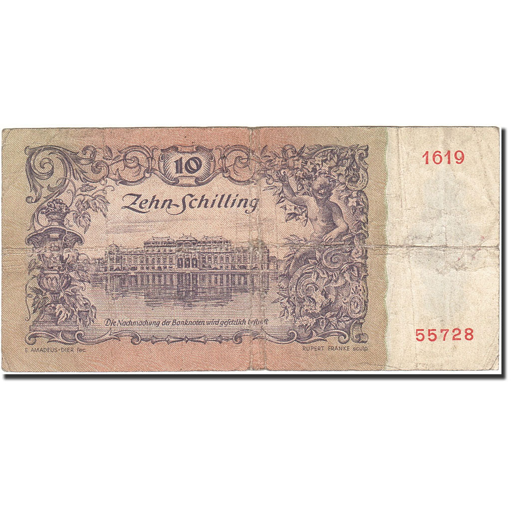 Österreich, 10 Schilling, 1949-1954, KM:127, 1950-01-02, S