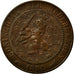 Coin, Netherlands, William III, 2-1/2 Cent, 1881, AU(50-53), Bronze, KM:108.1