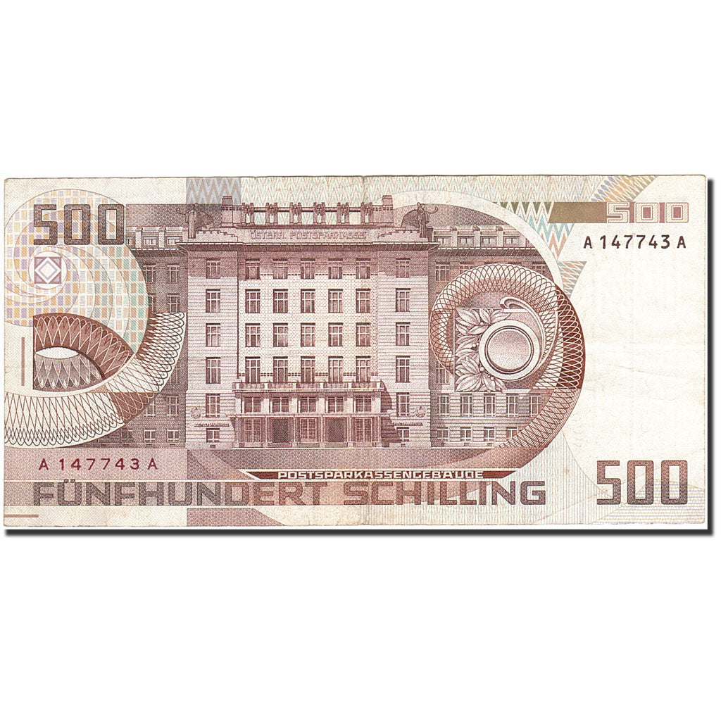 Banknote, Austria, 500 Schilling, 1983-1988, 1985-07-01, KM:151, VF(30-35)