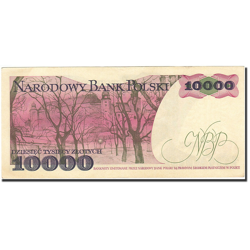 Banknote, Poland, 10,000 Zlotych, 1987-1990, 1988-12-01, KM:151b, AU(55-58)