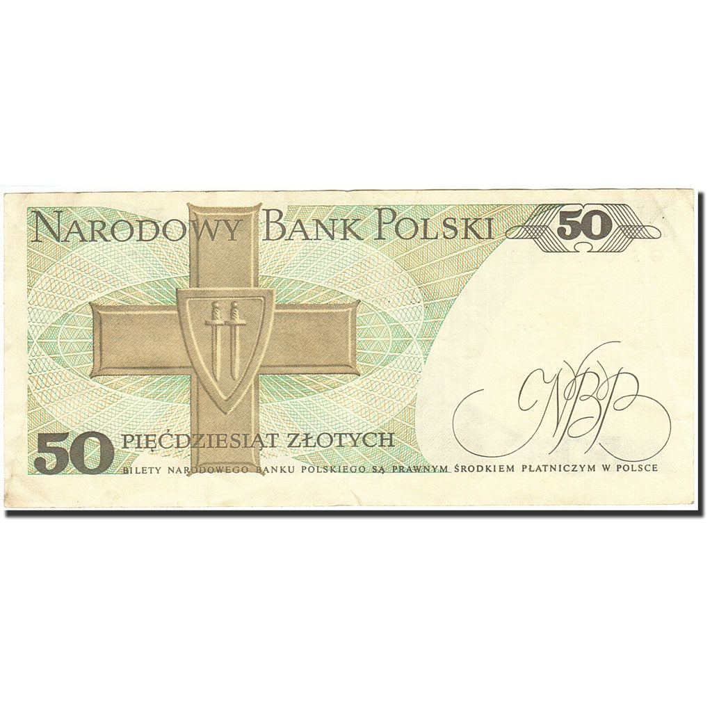 Banknote, Poland, 50 Zlotych, 1974-1976, 1988-12-01, KM:142c, EF(40-45)