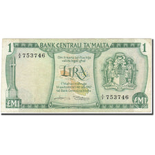 Banknote, Malta, 1 Lira, 1967, 1973, KM:31e, VF(20-25)