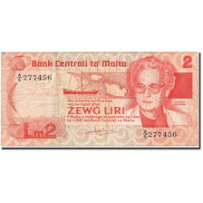 Banknote, Malta, 2 Liri, 1986, 1986, KM:37, VF(20-25)