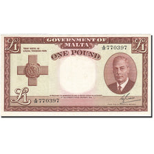 Billet, Malte, 1 Pound, 1949-1951, 1951, KM:22a, TTB+