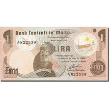 Banknote, Malta, 1 Lira, 1979, 1979, KM:34b, AU(55-58)
