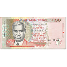 Billete, 100 Rupees, 1999, Mauricio, KM:51b, 2001, MBC+