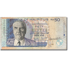 Banconote, Mauritius, 50 Rupees, 1999, KM:50d, 2006, MB