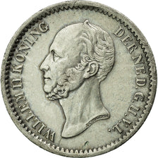 Moneta, Paesi Bassi, William II, 10 Cents, 1849, BB+, Argento, KM:75