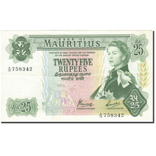 Mauritius, 25 Rupees, 1967, Undated (1967), KM:32b, EF(40-45)