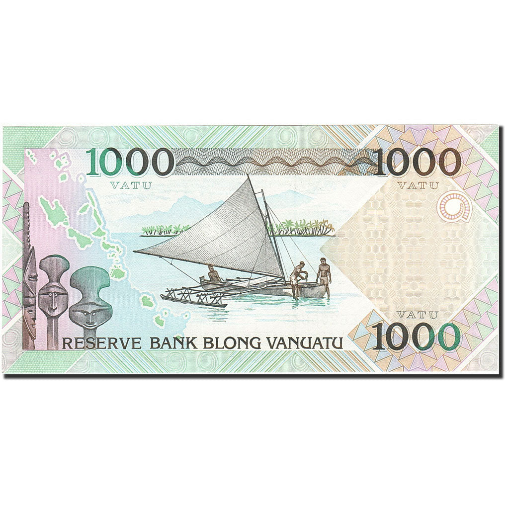 Banknote, Vanuatu, 1000 Vatu, 1993, Undated (1993), KM:6, UNC(60-62)
