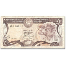 Billete, 1 Pound, 1987-1992, Chipre, KM:53b, 1992-12-01, BC