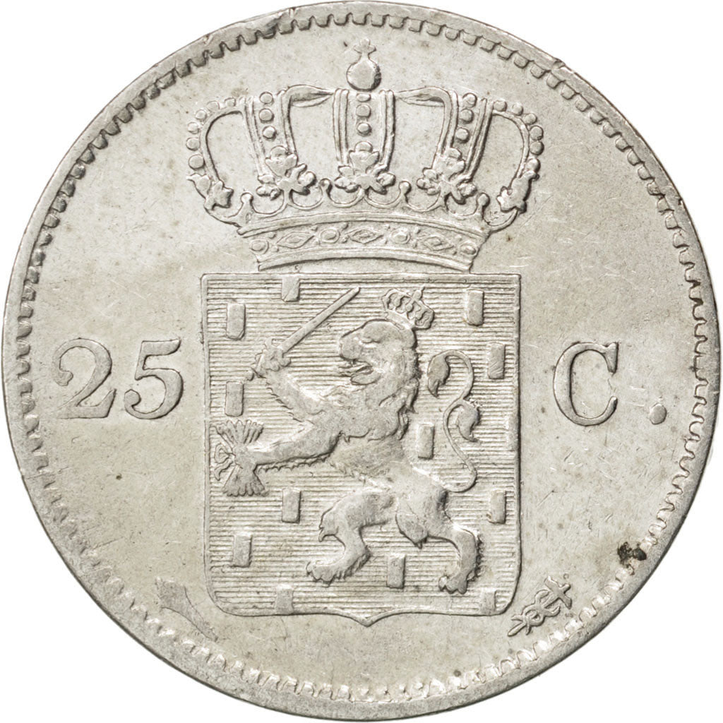 NETHERLANDS, 10 Cents, 1826, KM #53, EF(40-45), Silver, 18, 4.22