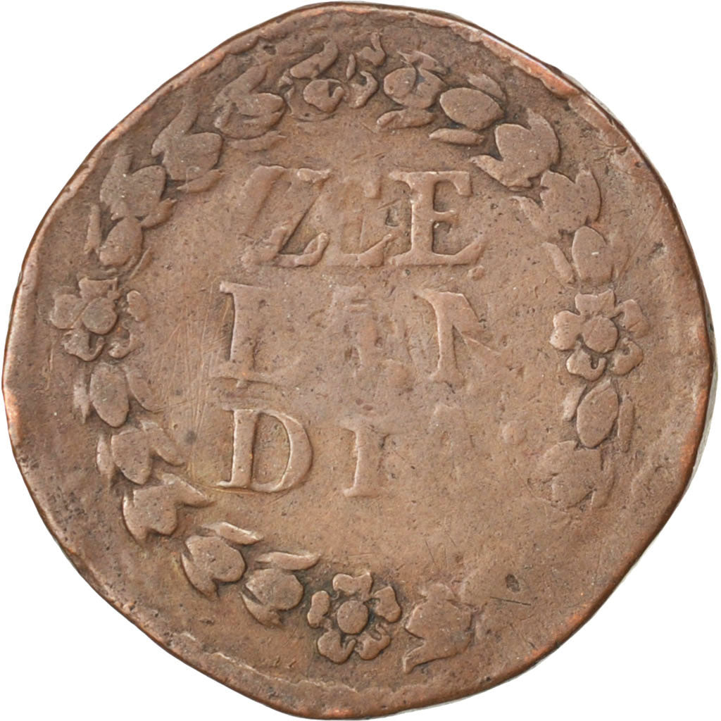 Netherlands, 1 Duit, 1657, KM #33, VF(20-25), Copper, 2.96