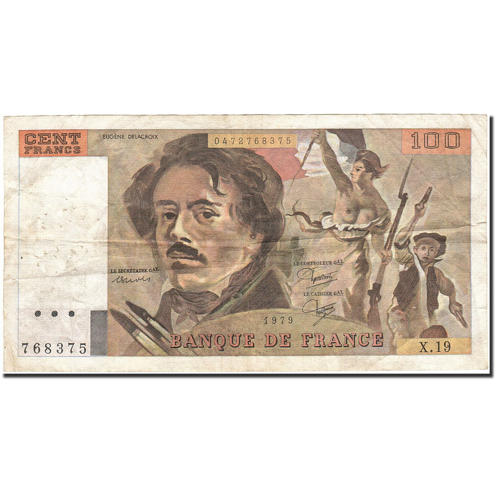 Banknote, France, 100 Francs, 1978, 1979, VF(20-25), Fayette:69.3, KM:154b