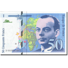France, 50 Francs, 1992, KM:157b, 1993, UNC(64), Fayette:72.2