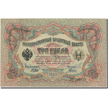 Banknote, Russia, 3 Rubles, 1905-1912, 1912-1917, KM:9c, UNC(63)