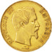 Francia, Napoleon III, Napoléon III, 100 Francs, 1857, Paris, BB+, Oro, KM:7...