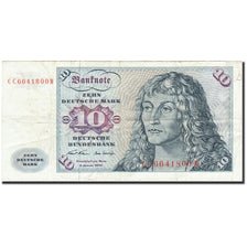 Geldschein, Bundesrepublik Deutschland, 10 Deutsche Mark, 1970-1980, 1970-01-02