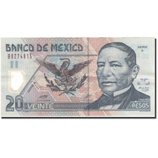 Mexico, 20 Pesos, 2000-2001, 2001-05-17, KM:116a, AU(55-58)