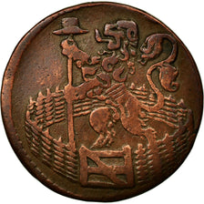Coin, Netherlands, HOLLAND, Duit, 1780, EF(40-45), Copper, KM:80