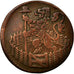 Coin, Netherlands, HOLLAND, Duit, 1780, EF(40-45), Copper, KM:80