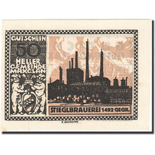 Banknote, Austria, Salzburg - Maxglan, 50 Heller, Usine, 1920, 1920-11-01