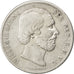 NETHERLANDS, 2-1/2 Gulden, 1852, KM #82, VF(30-35), Silver, 38, 24.52