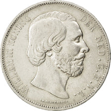 Pays-Bas, Willem III, 2 1/2 Gulden 1871, KM 82