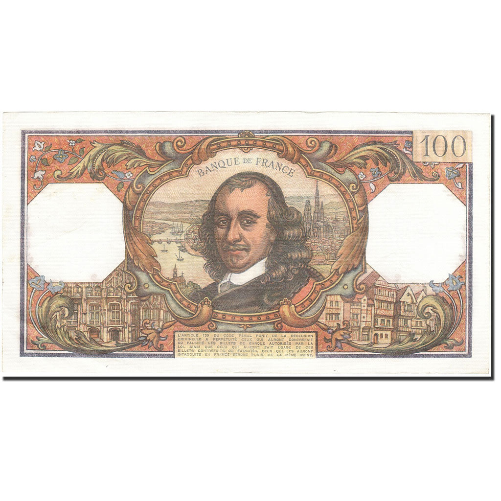 Banknot, Francja, 100 Francs, 1964, 1972-01-06, EF(40-45), Fayette:65.38